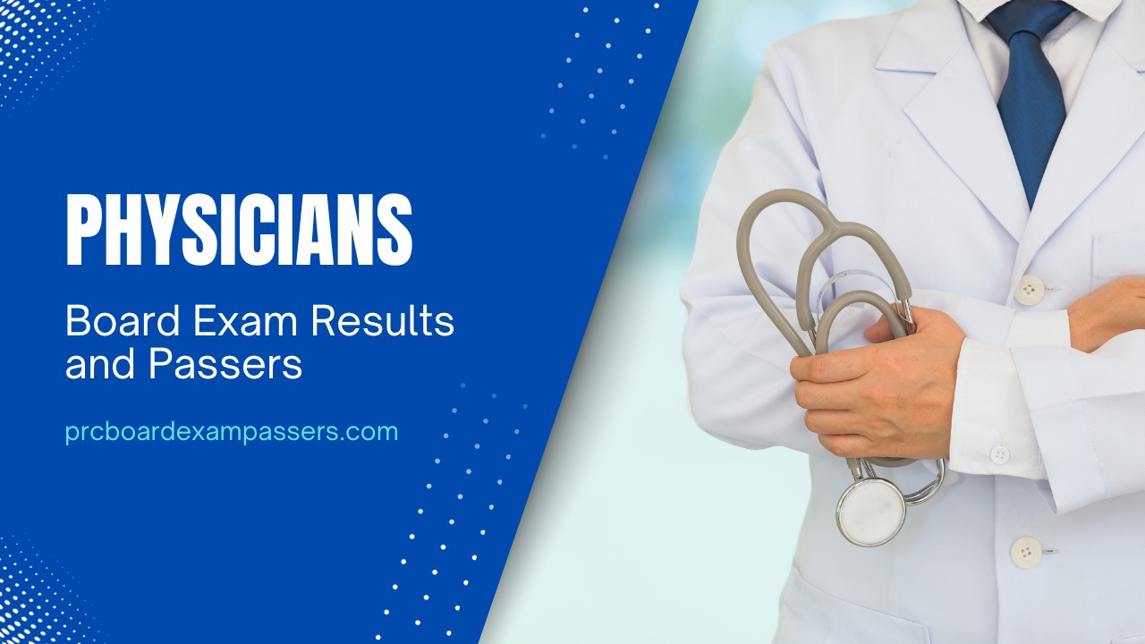 October 2023 Physician Licensure Examination Results and Passers PRC